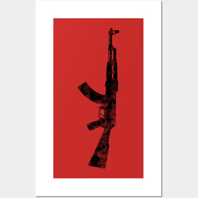 kalashnikov AK 47 Wall Art by Kotolevskiy